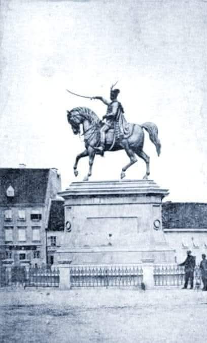 Spomenik banu Jelačiću 1871. godine (Foto Ivan Standl, izvor MGZ)